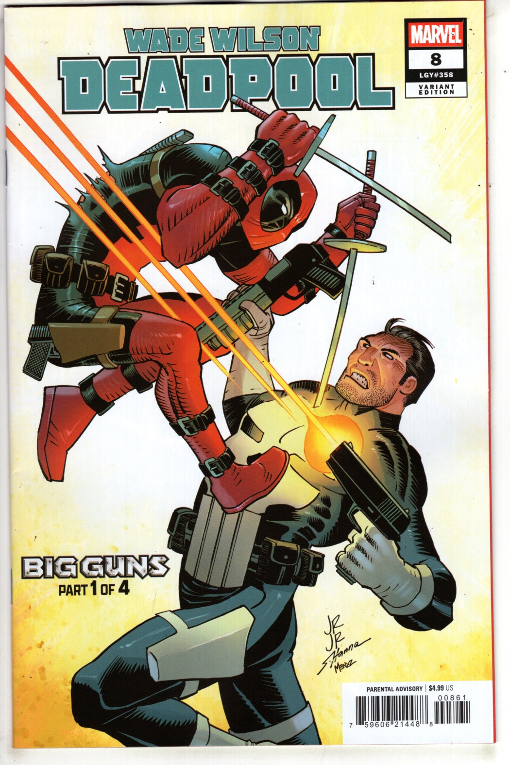 WADE WILSON: DEADPOOL #8 JOHN ROMITA JR. VARIANT [BG] (VF/NM)
