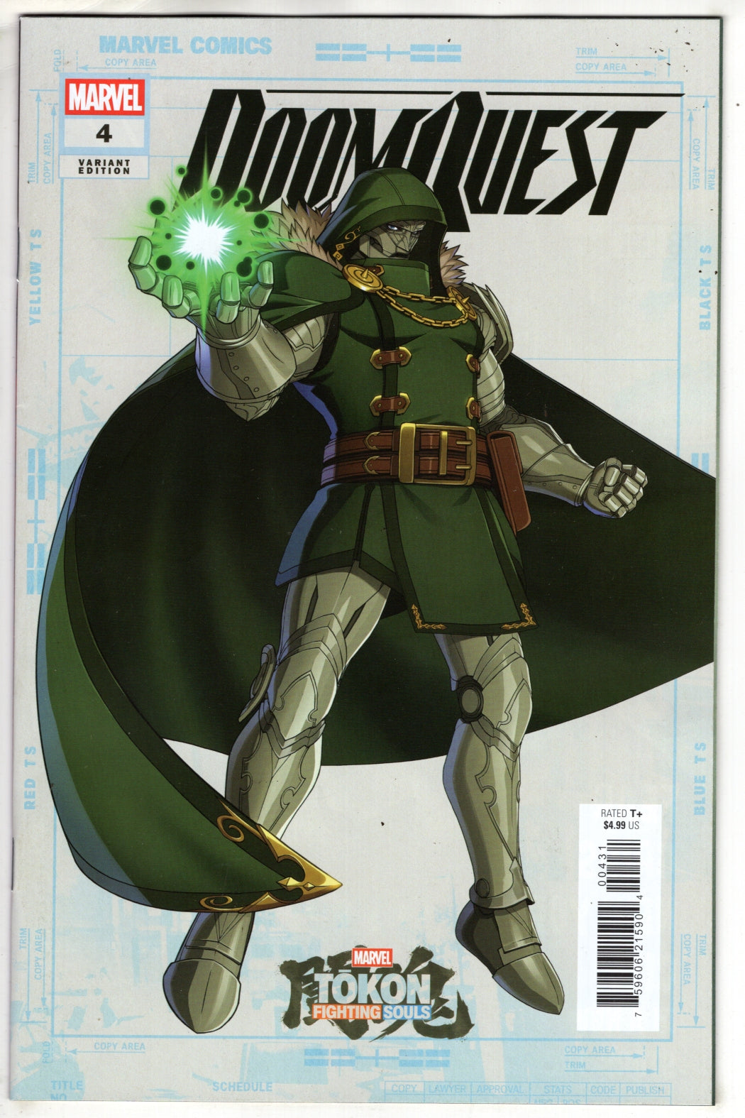 DOOMQUEST #4 MARVEL TOKON: FIGHTING SOULS VARIANT (VF/NM)