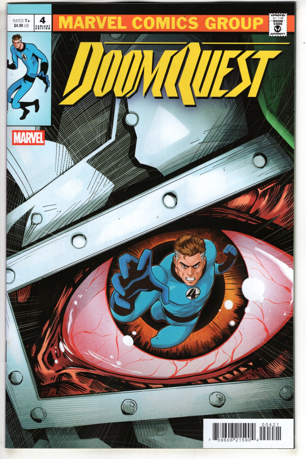 DOOMQUEST #4 LUCIANO VECCHIO HOMAGE VARIANT (VF/NM)