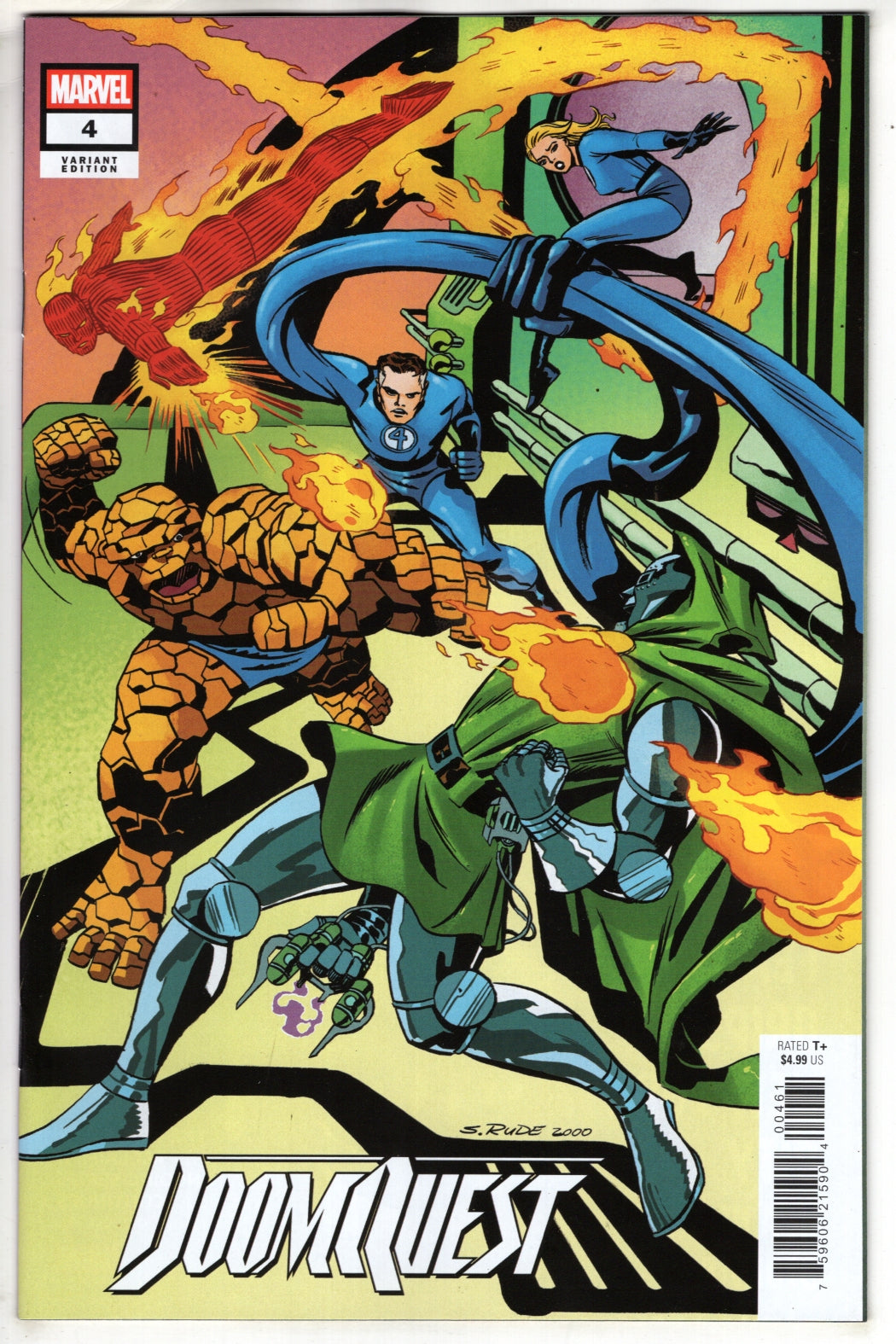 DOOMQUEST #4 STEVE RUDE VARIANT (VF/NM)
