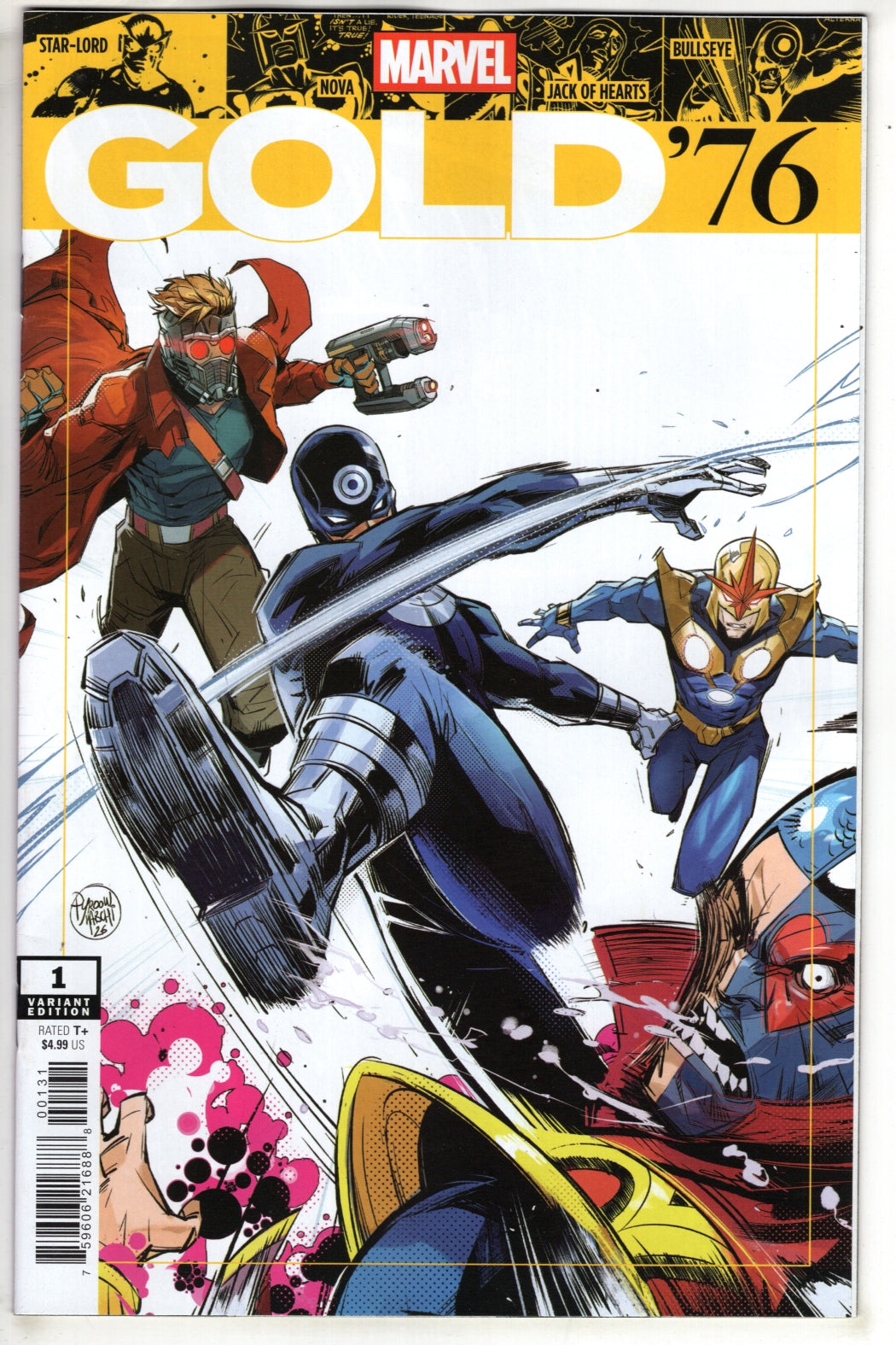 MARVEL GOLD '76 #1 HICHAM HABCHI HOMAGE VARIANT (VF/NM)