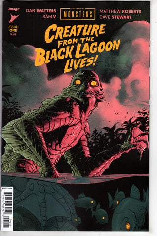 Universal Monsters The Creature From The Black Lagoon Lives #1 (Of 4) Cover A Matthew Roberts & Dave Stewart