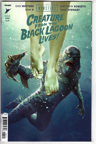 Universal Monsters The Creature From The Black Lagoon Lives #1 (Of 4) Cover B Joshua Middleton Variant