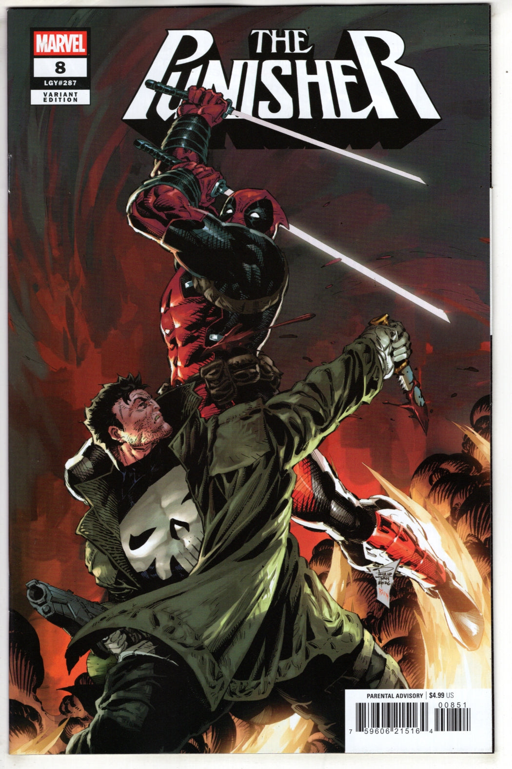 PUNISHER #8 PHILIP TAN VARIANT [BG] (VF/NM)