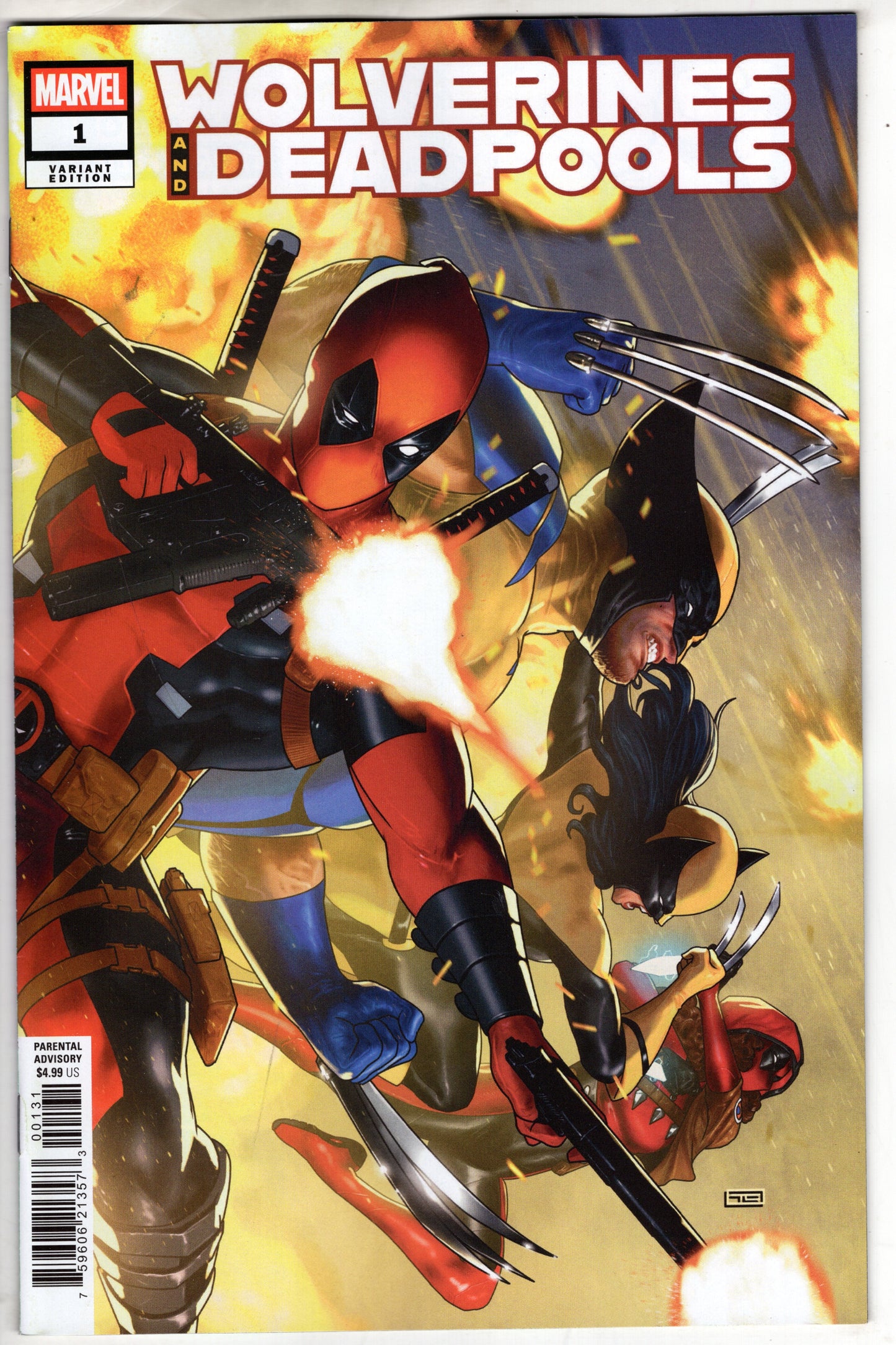 Marvel COMIC BOOK WOLVERINES & DEADPOOLS #1 TAURIN CLARKE VARIANT
