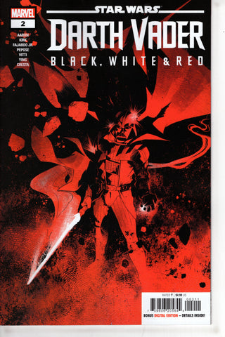 STAR WARS DARTH VADER BLACK WHITE AND RED #2 - Packrat Comics