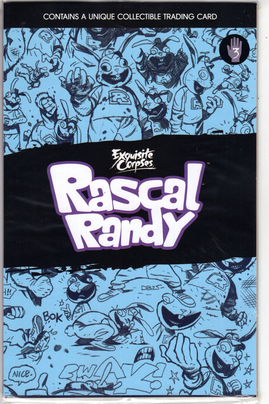 EXQUISITE CORPSES RASCAL RANDY #3 (OF 5) CVR C DYLAN BURNETT POLYBAGGED WITH COLLECTIBLE CARD VAR (MR) (VF/NM)