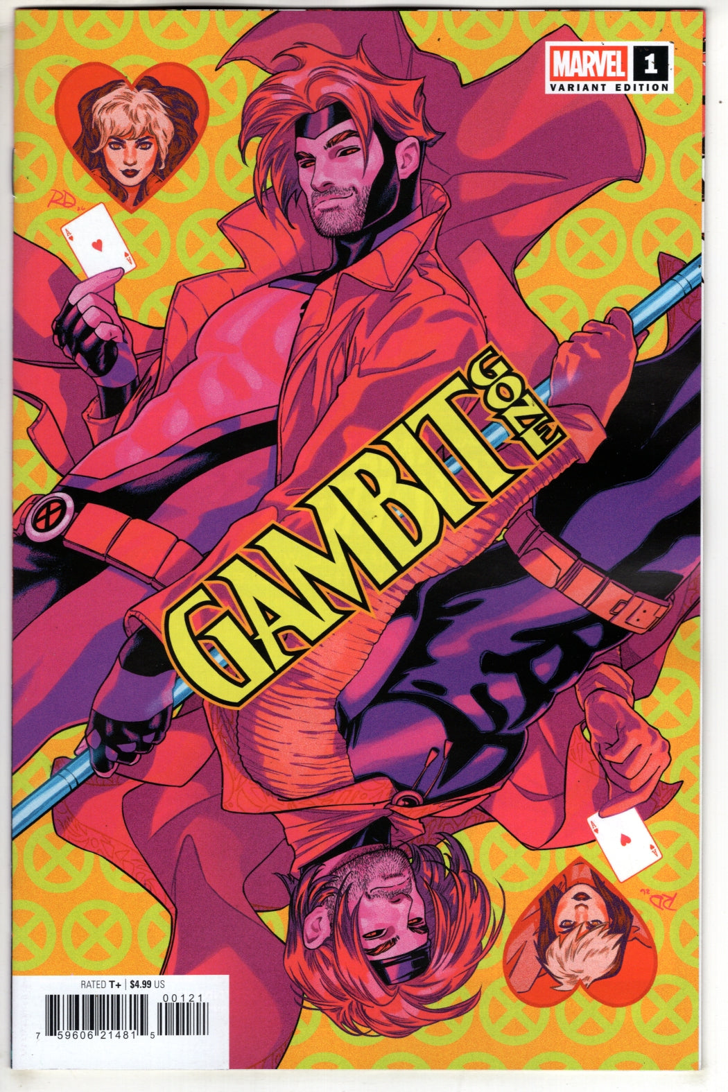 GAMBIT GONE #1 RUSSELL DAUTERMAN VARIANT (VF/NM)