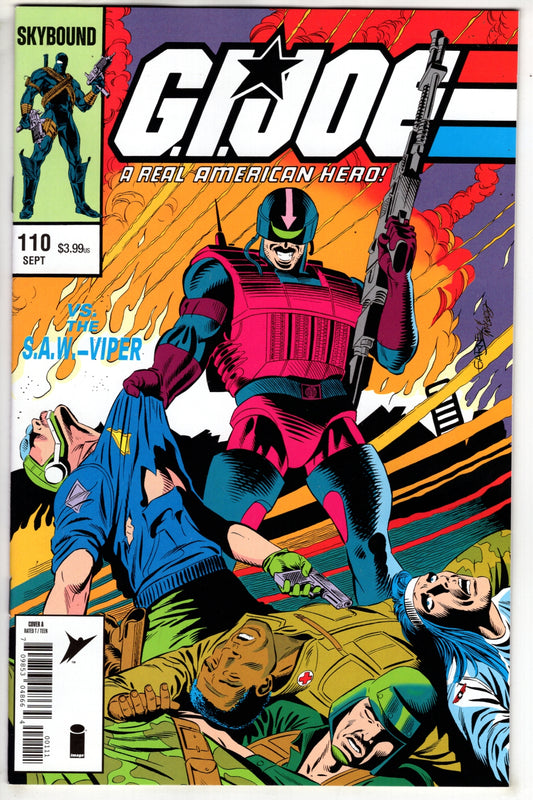 GI JOE A REAL AMERICAN HERO #110 HAMA FILES EDITION CVR A RON GARNEY & BOB MCLEOD (VF/NM)