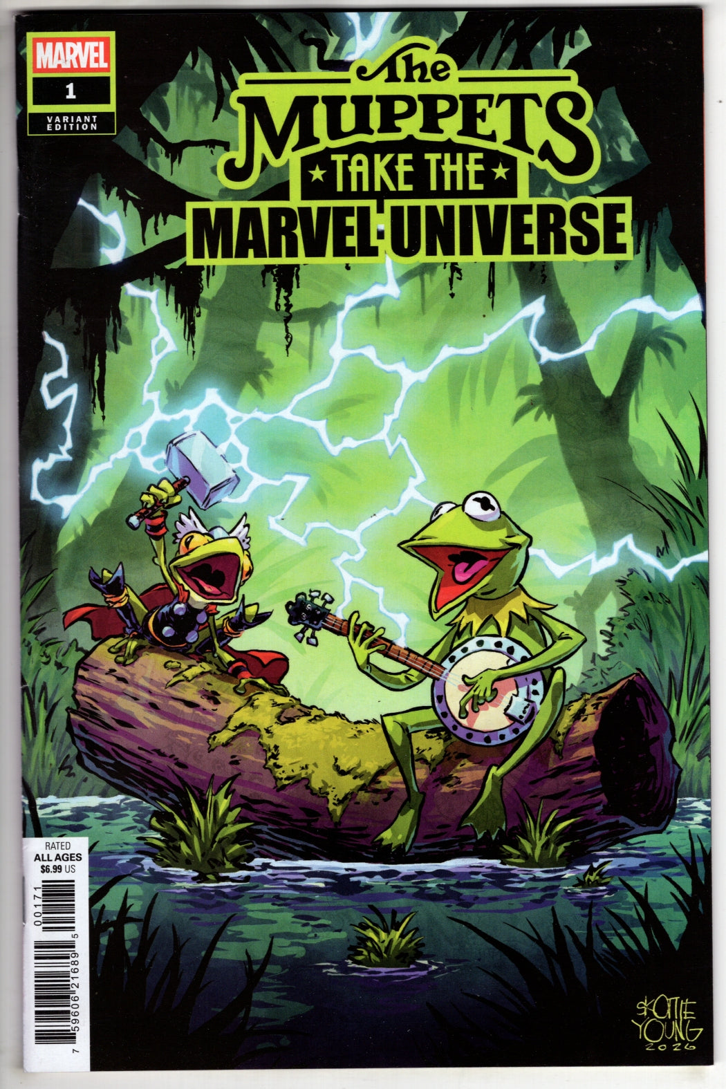 MUPPETS TAKE THE MARVEL UNIVERSE #1 SKOTTIE YOUNG VARIANT (VF/NM)