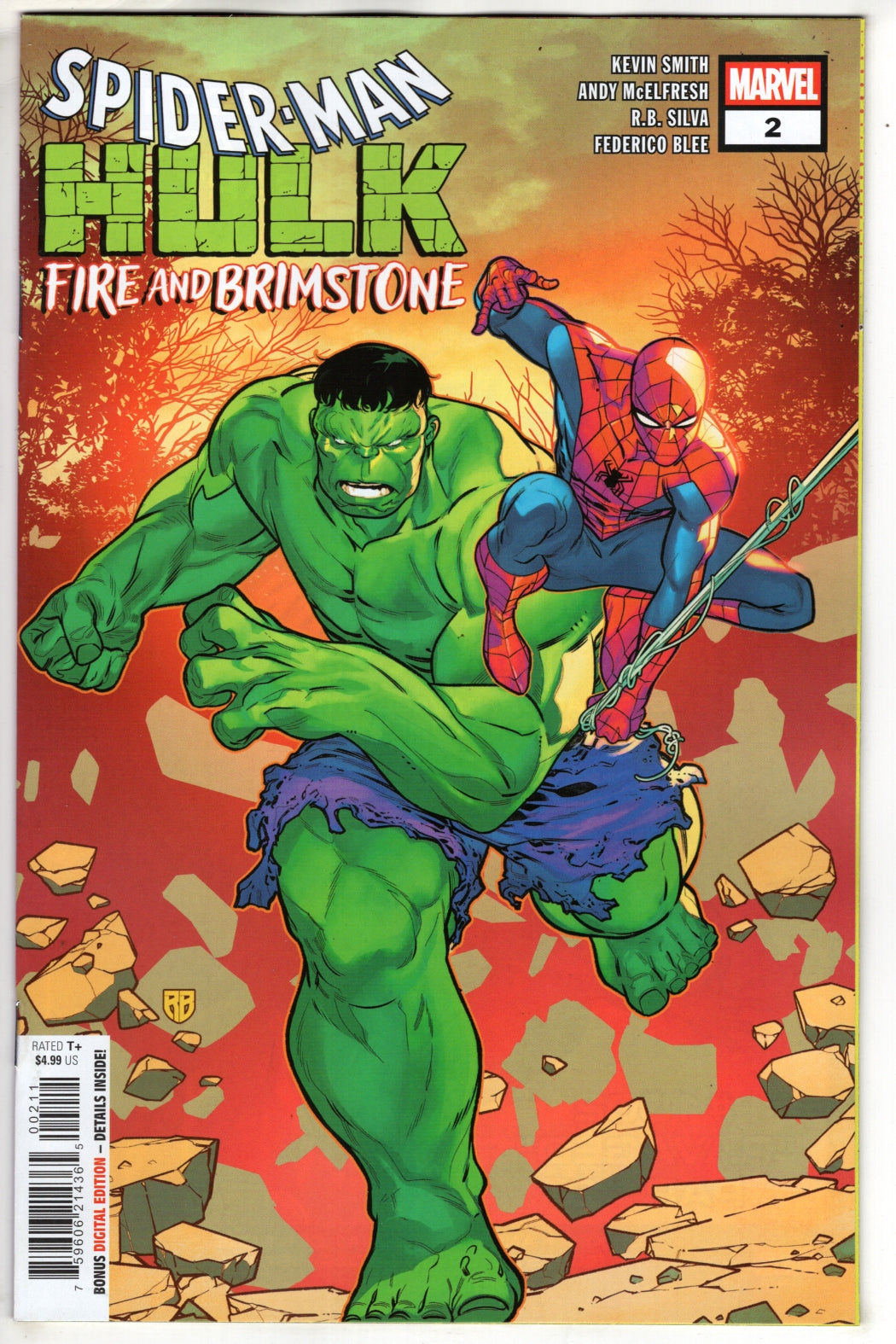 SPIDER-MAN/HULK: FIRE AND BRIMSTONE #2 (VF/NM)