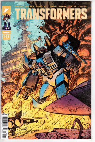 Transformers #8 Cover B Jorge Corona & Mike Spicer Variant - Packrat Comics