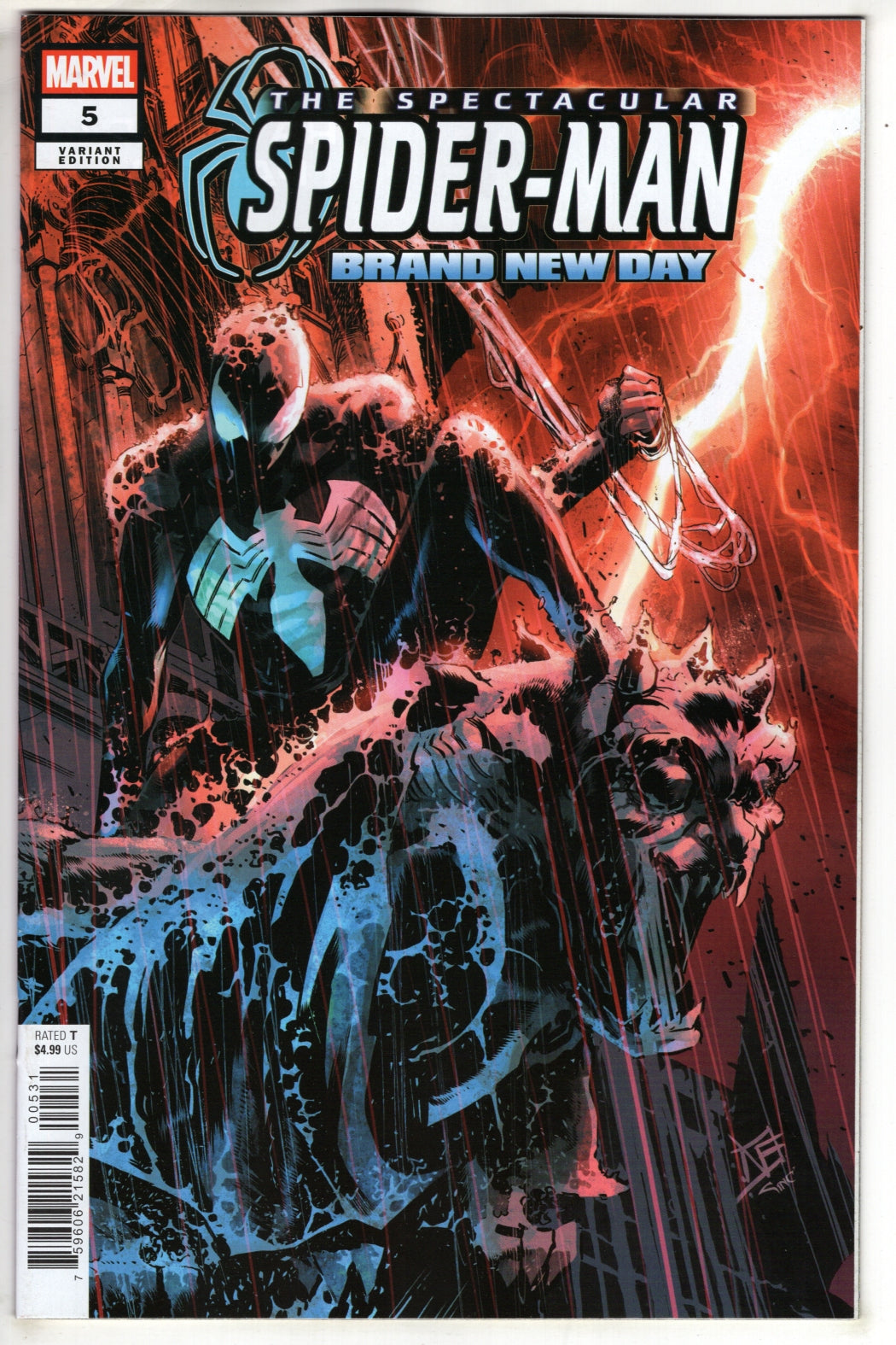 SPECTACULAR SPIDER-MAN: BRAND NEW DAY #5 FEDERICO VICENTINI VARIANT (VF/NM)