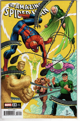 AMAZING SPIDER-MAN #34 JOHN ROMITA JR JOHN ROMITA SR VAR - Packrat Comics