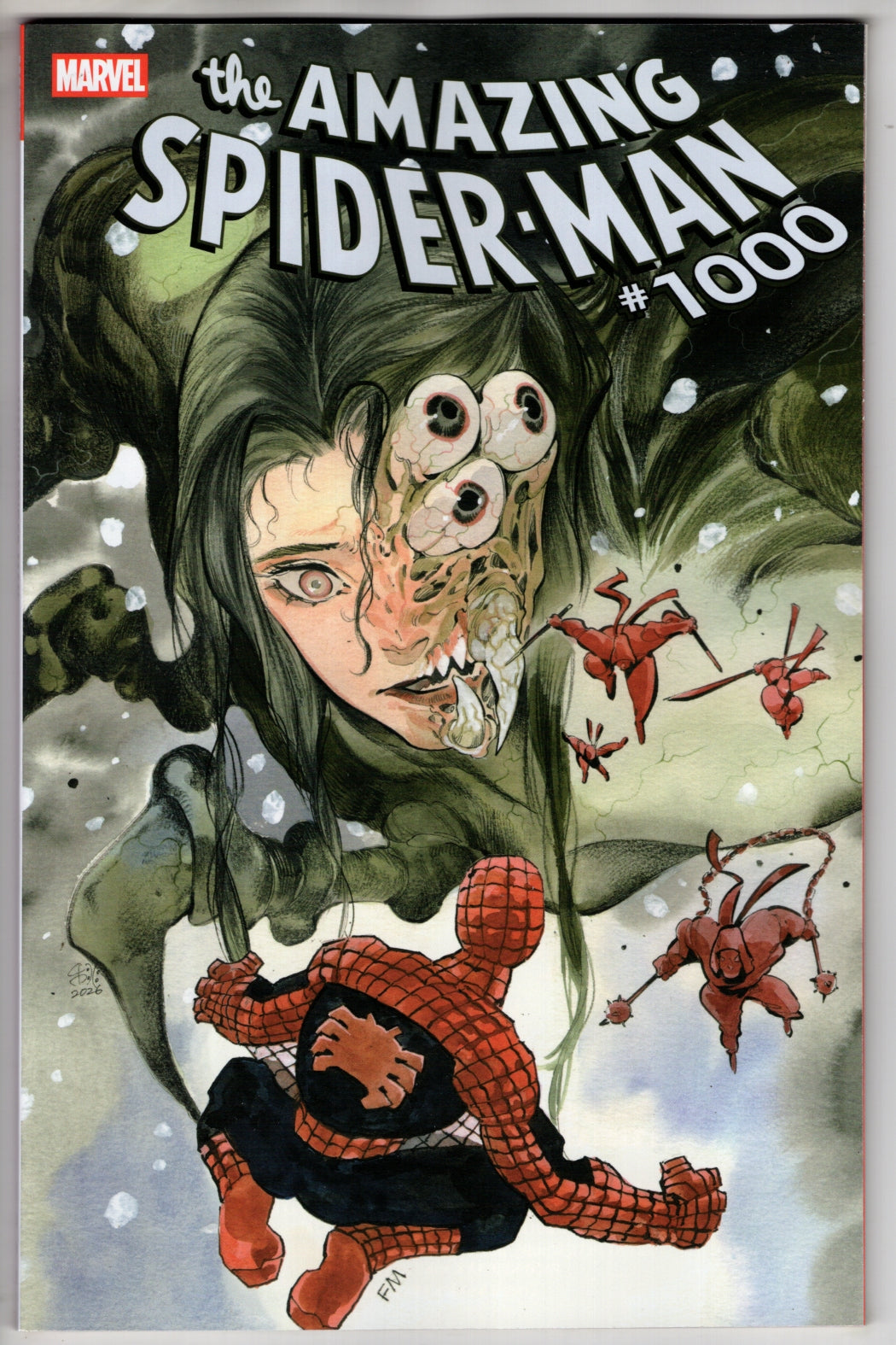 AMAZING SPIDER-MAN #1000 PEACH MOMOKO & FRANK MILLER VARIANT (VF/NM)