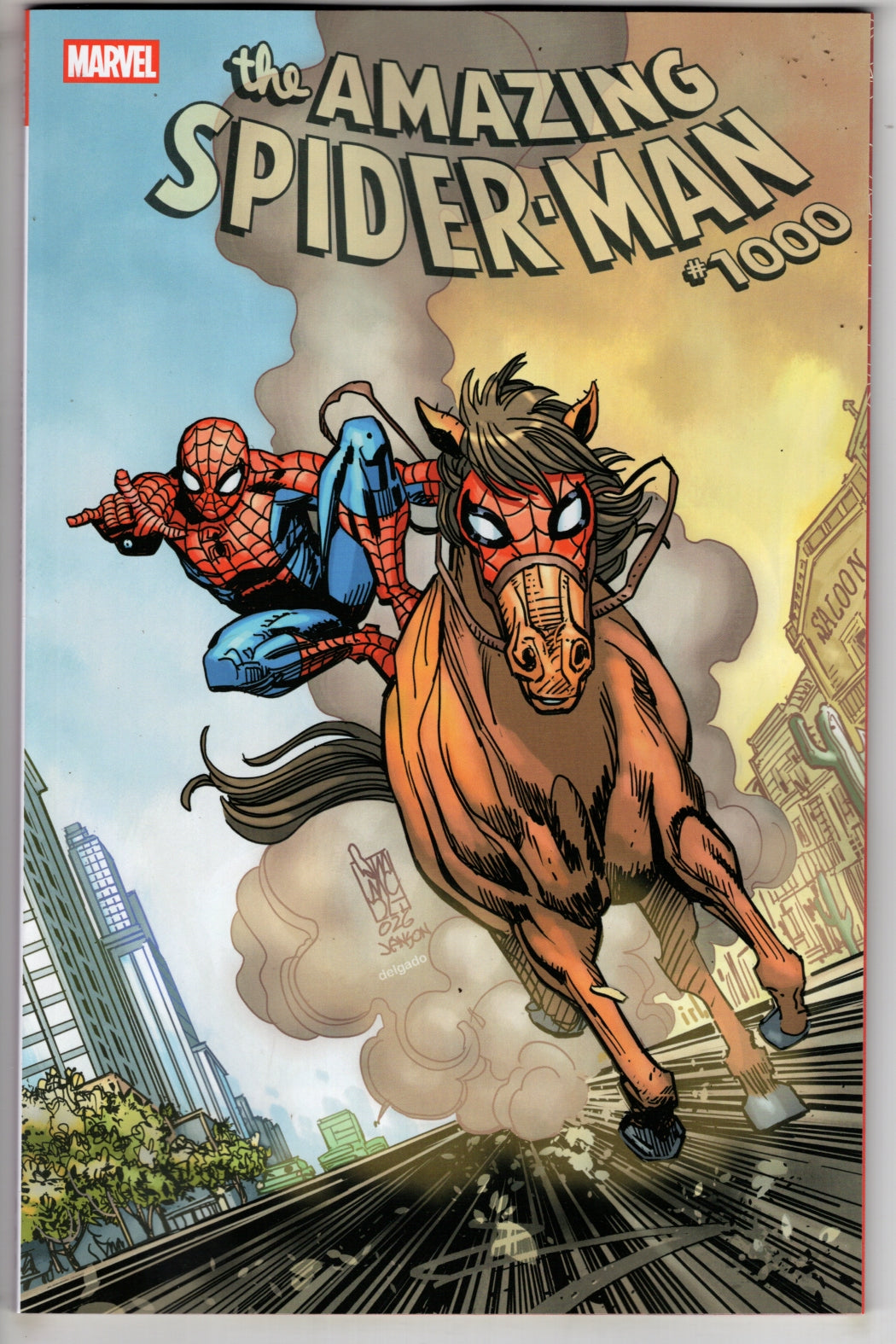 AMAZING SPIDER-MAN #1000 GIUSEPPE CAMUNCOLI VARIANT (VF)
