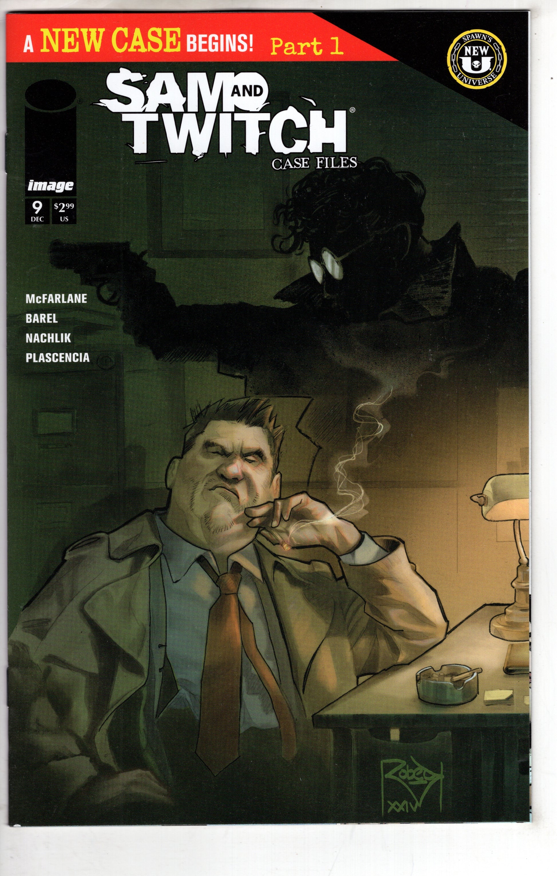 IMAGE COMIC BOOK Spawn Sam And Twitch Case Files #9 Cover A Thaddeus Robeck Connecting Sam Cover