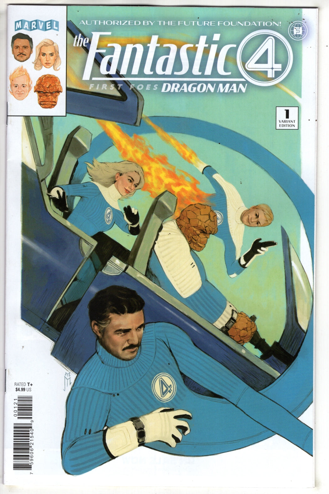 FANTASTIC FOUR: FIRST FOES - DRAGON MAN #1 MIGUEL MERCADO VARIANT (VF/NM)