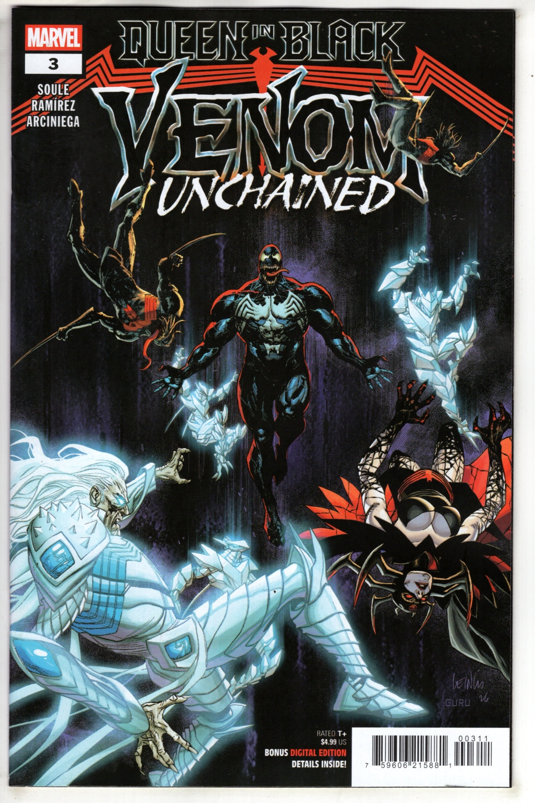 QUEEN IN BLACK: VENOM UNCHAINED #3 [QIB] (VF/NM)