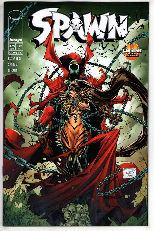 SPAWN #379 CVR C BRETT BOOTH WITCHBLADE TEAM UP VAR (VF/NM)