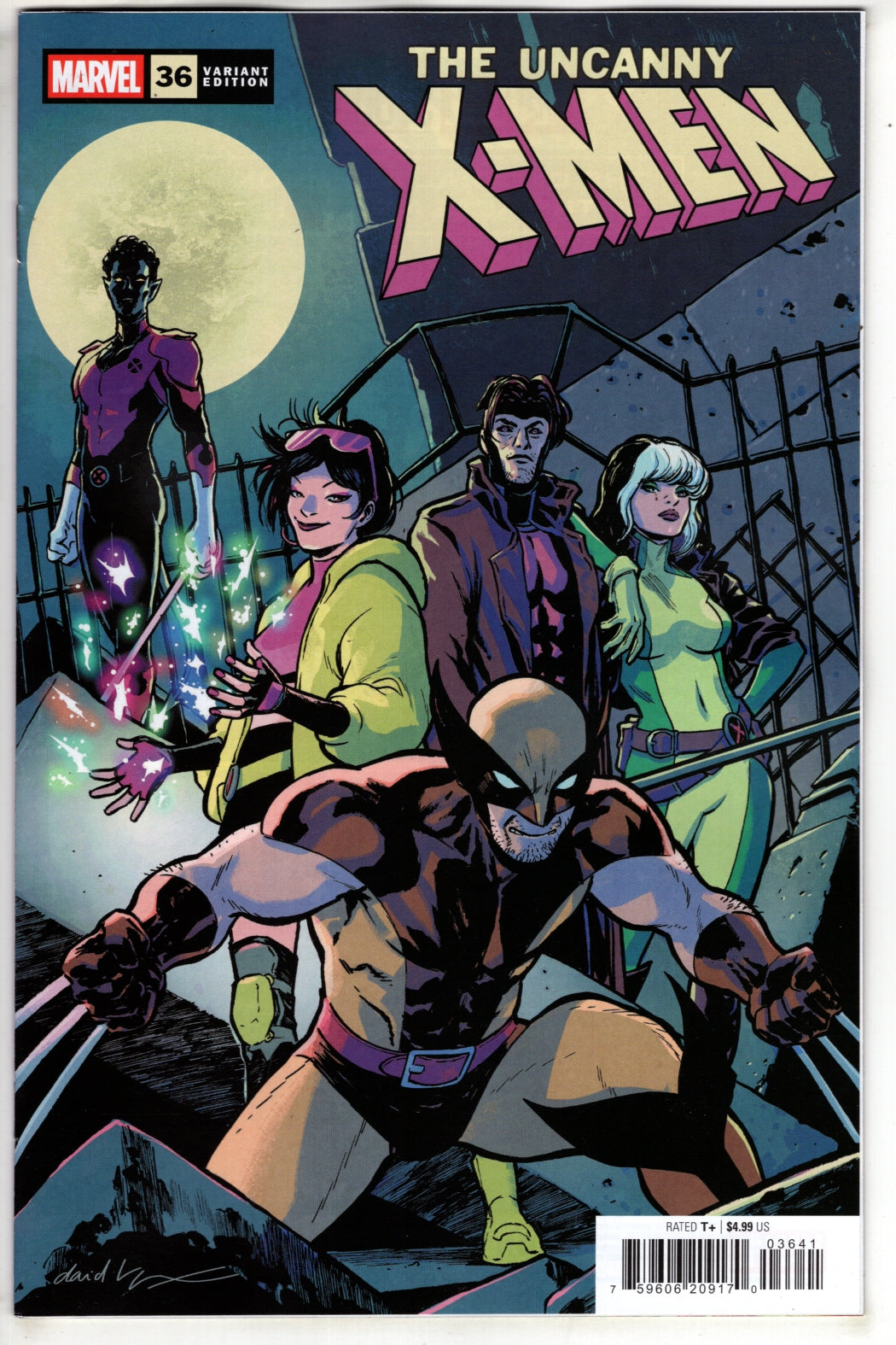 UNCANNY X-MEN #36 DAVID LOPEZ VARIANT (VF/NM)