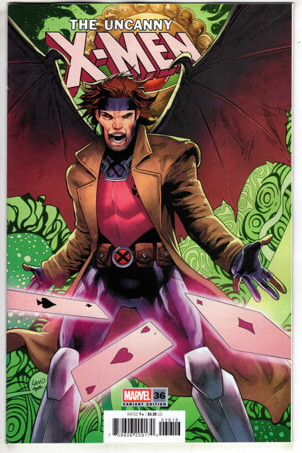 UNCANNY X-MEN #36 GREG LAND VARIANT (VF/NM)