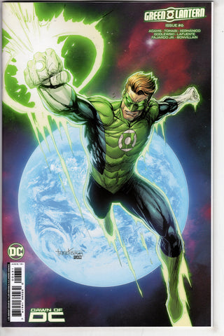 Green Lantern #6 Cover D 1 in 25 Tyler Kirkham Card Stock Variant - Packrat Comics