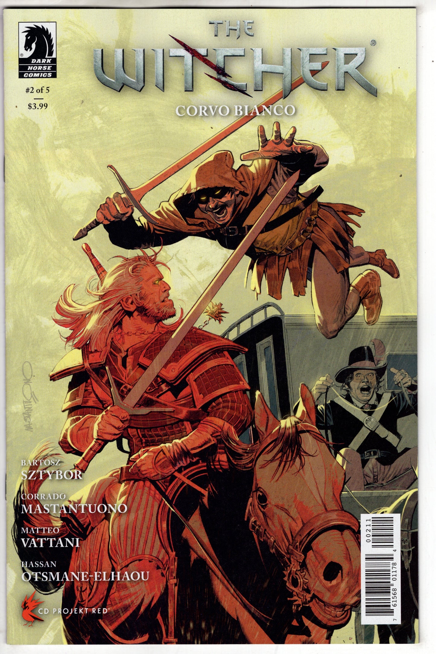WITCHER CORVO BIANCO #2 CVR A MASTANTUONO - Packrat Comics