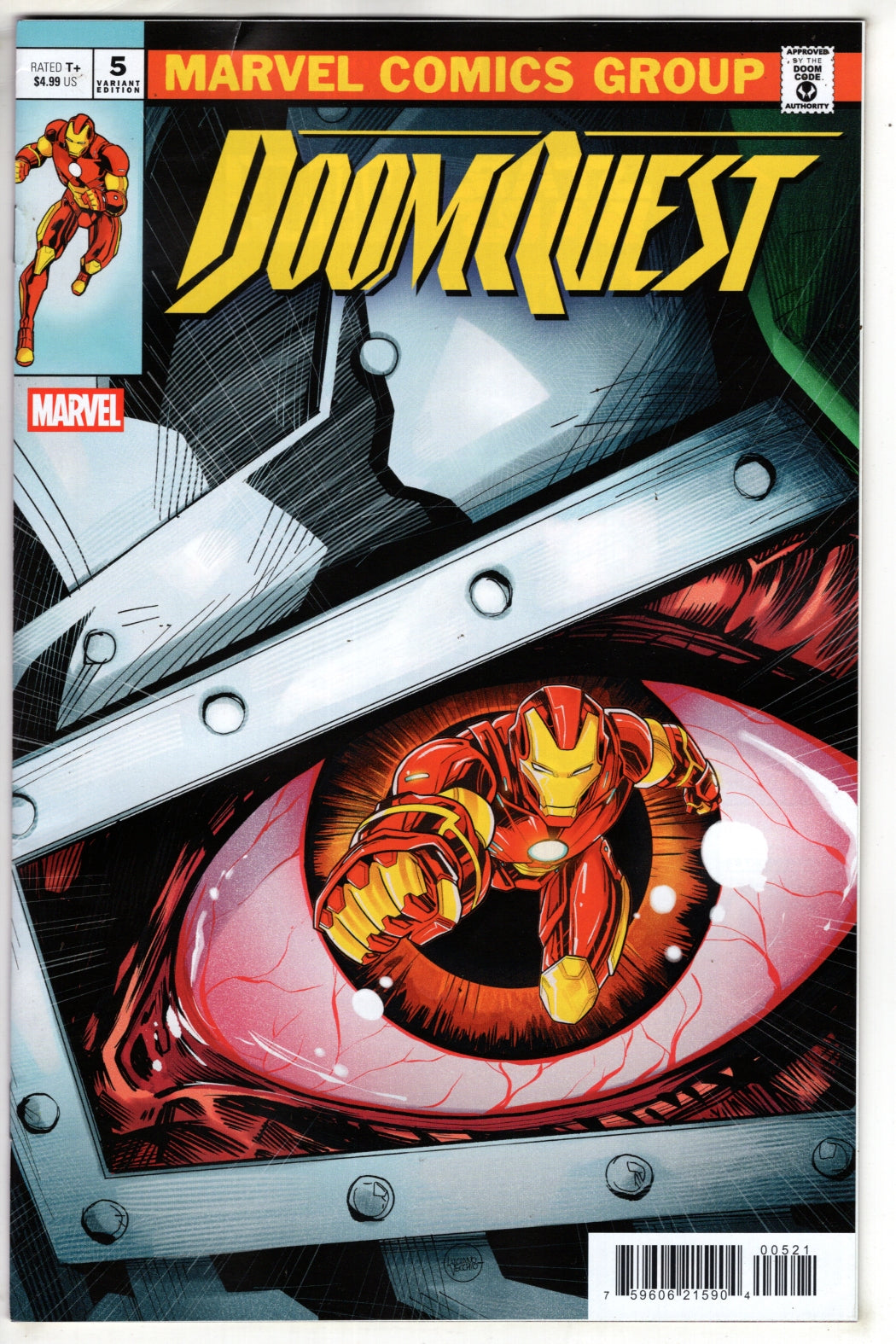 DOOMQUEST #5 LUCIANO VECCHIO HOMAGE VARIANT (VF/NM) - Packrat Comics