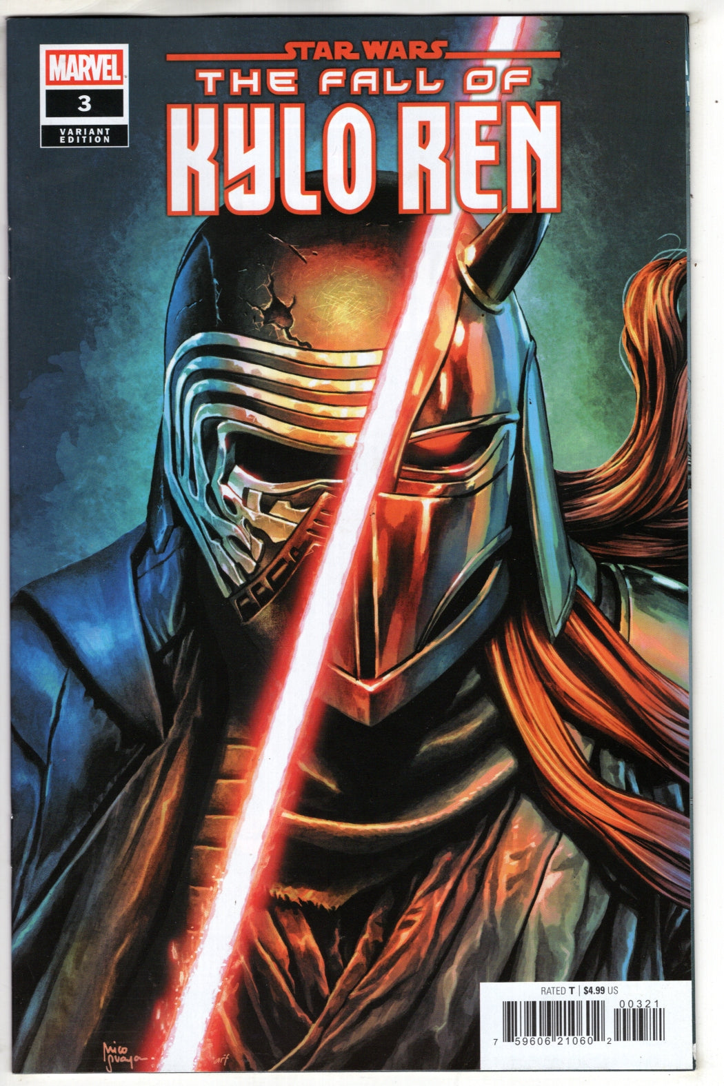 STAR WARS: THE FALL OF KYLO REN #3 MICO SUAYAN VARIANT (VF/NM)