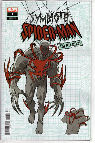 SYMBIOTE SPIDER-MAN 2099 #1 (OF 5) 10 COPY INCV DESIGN VAR - Packrat Comics