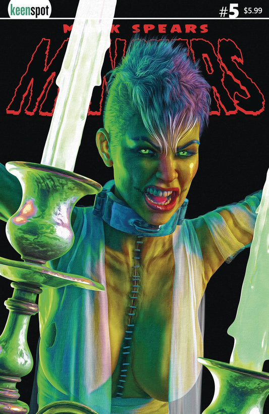 KEENSPOT ENTERTAINMENT COMIC BOOK MARK SPEARS MONSTERS #5 CVR B MARK SPEARS HAIRCUT VAR