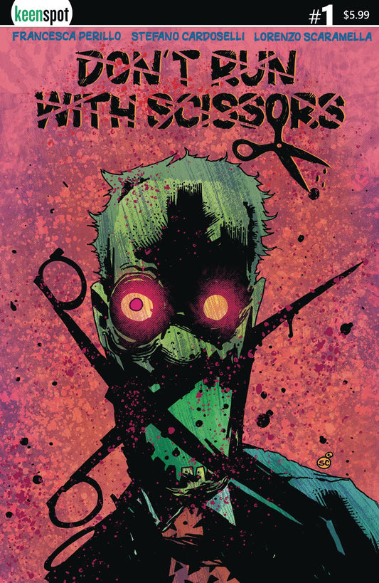 KEENSPOT ENTERTAINMENT COMIC BOOKS DONT RUN WITH SCISSORS #1 CVR A STEFANO CARDOSELLI (MR)