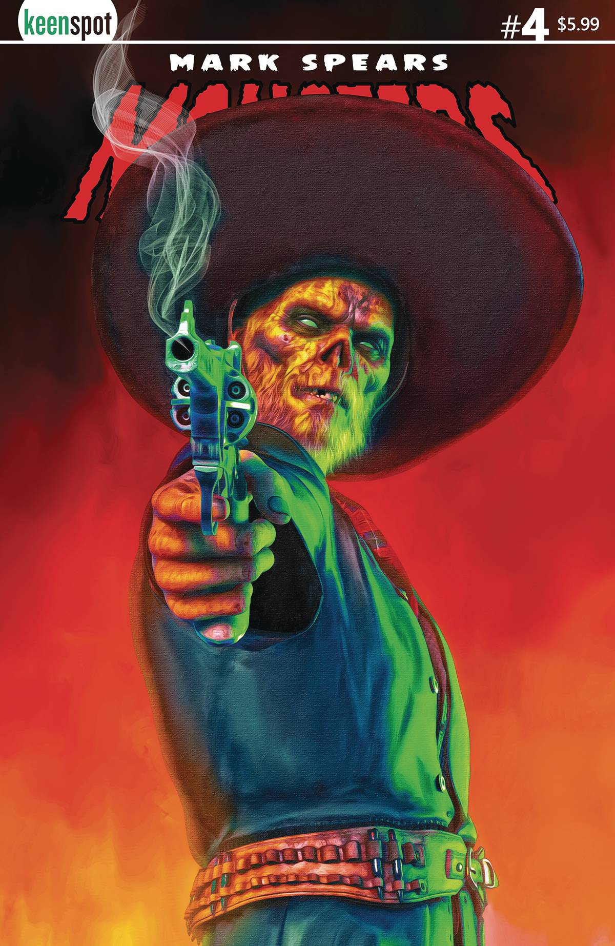 KEENSPOT ENTERTAINMENT COMIC BOOKS MARK SPEARS MONSTERS #4 CVR C PECOS BILL