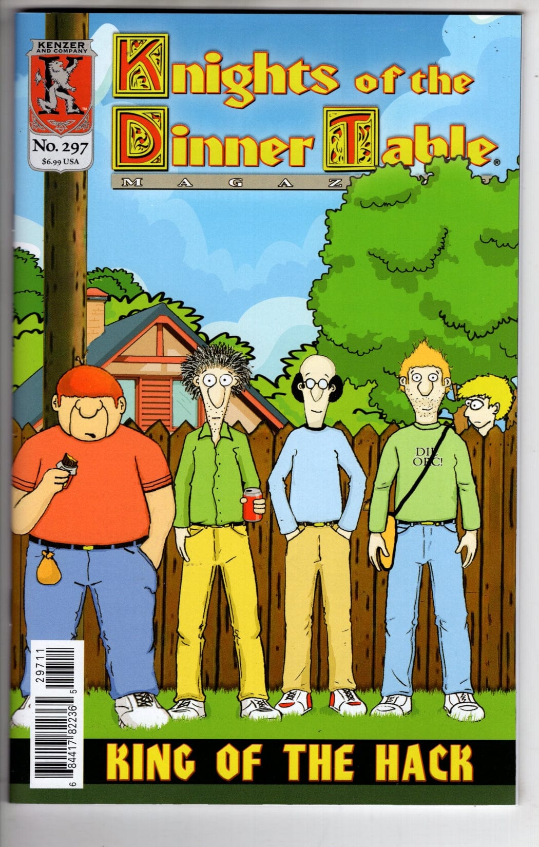 KENZER & COMPANY COMIC BOOK KNIGHTS OF THE DINNER TABLE #297 (VF/NM)