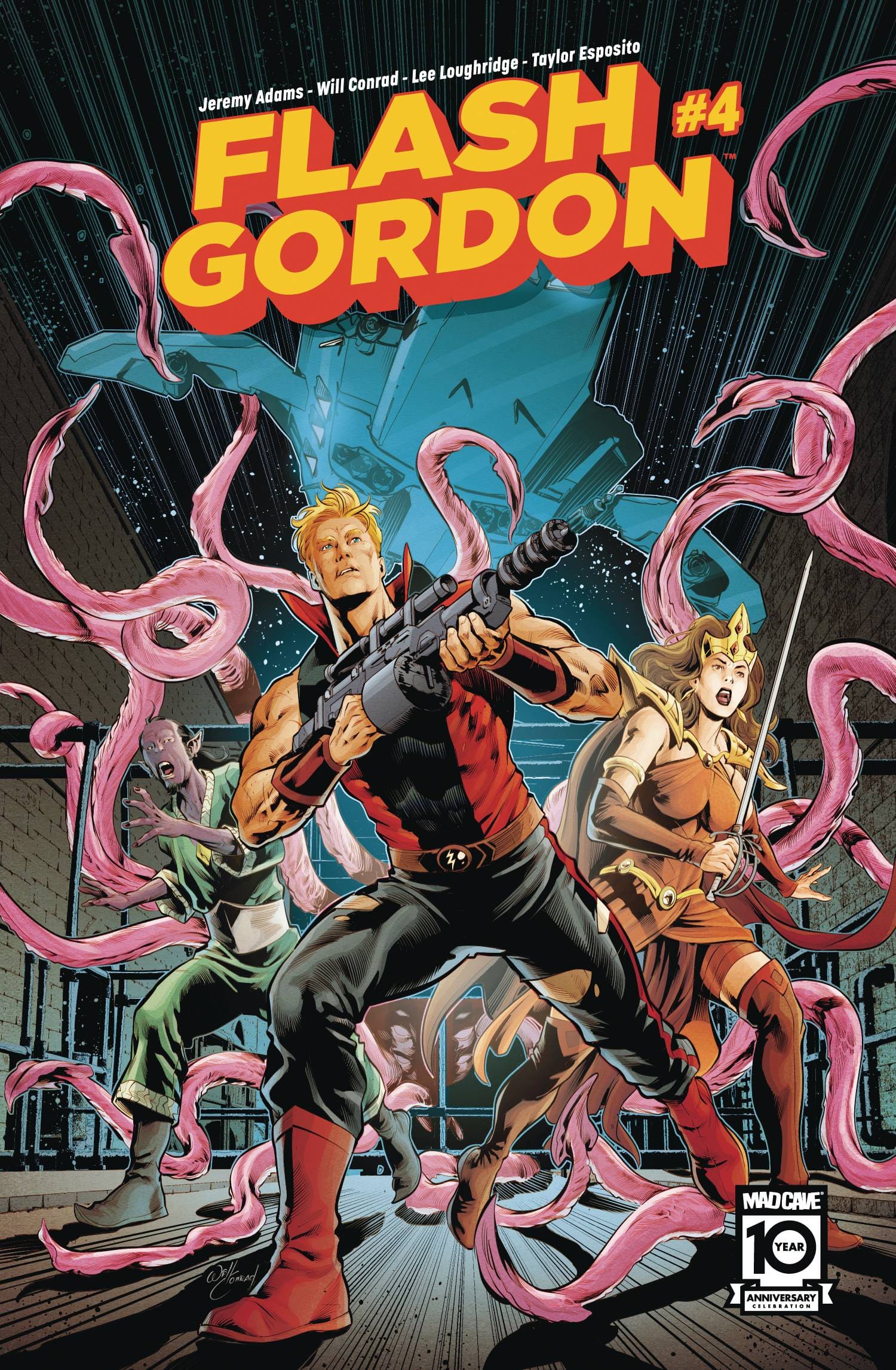 MAD CAVE STUDIOS COMIC BOOK FLASH GORDON #4 CVR A WILL CONRAD