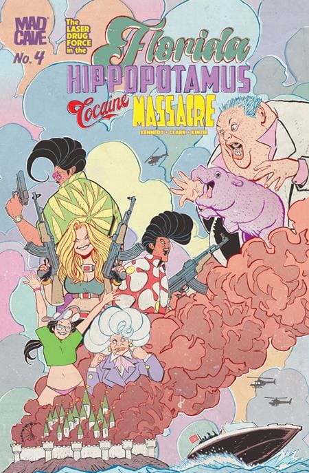 Mad Cave Studios NEW NEXT WEEK FLORIDA HIPPOPOTAMUS COCAINE MASSACRE #4 (OF 4) (MR) (VF/NM)