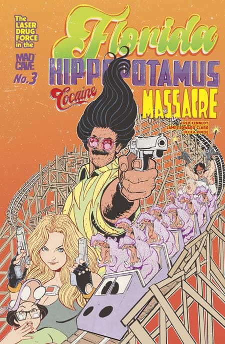 Mad Cave Studios NEW THIS WEEK FLORIDA HIPPOPOTAMUS COCAINE MASSACRE #3 (OF 4) (MR) (VF/NM)