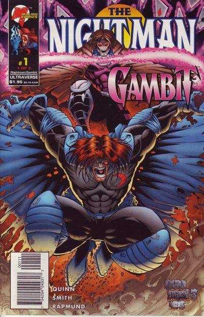 Malibu COMIC BOOK The Night Man/Gambit #1 (VF/NM)