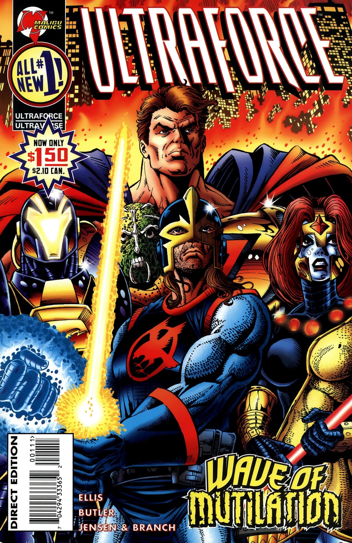 Malibu COMIC BOOK Ultraforce #1 - CVR A (FN)