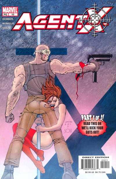 Marvel COMIC BOOK Agent X #10 (VF)