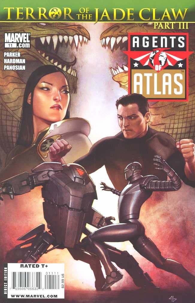 Marvel COMIC BOOK Agents of Atlas #11 (VF)