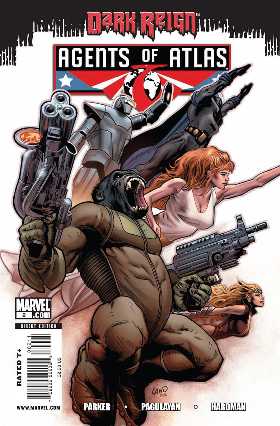 Marvel COMIC BOOK Agents of Atlas #2 (VF)