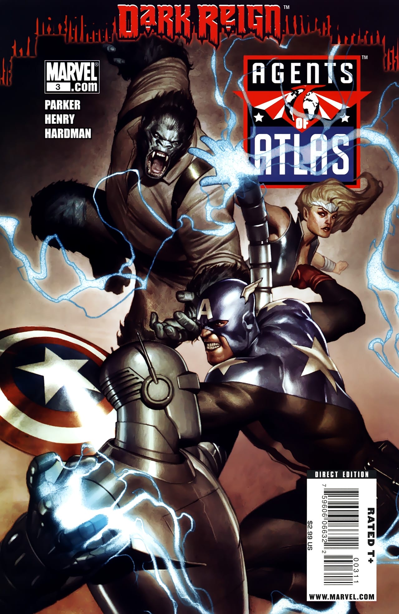 Marvel COMIC BOOK Agents of Atlas #3 (VF)