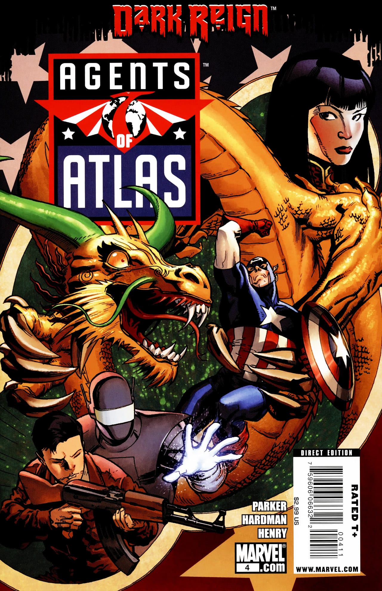 Marvel COMIC BOOK Agents of Atlas #4 (VF)