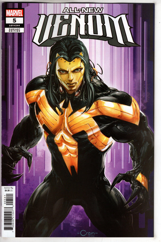 Marvel COMIC BOOK ALL-NEW VENOM #5 CLAYTON CRAIN SUSPECT VARIANT A