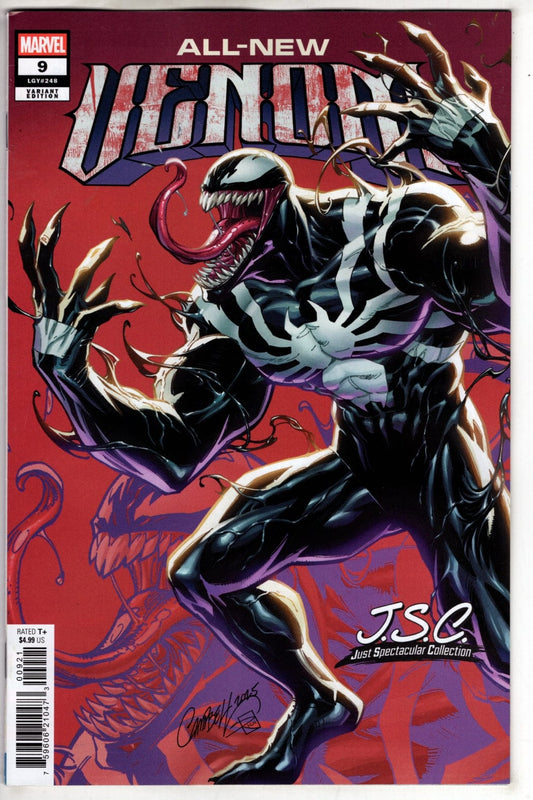 Marvel COMIC BOOK ALL-NEW VENOM #9 J. SCOTT CAMPBELL JUST SPECTACULAR COLLECTION VARIANT