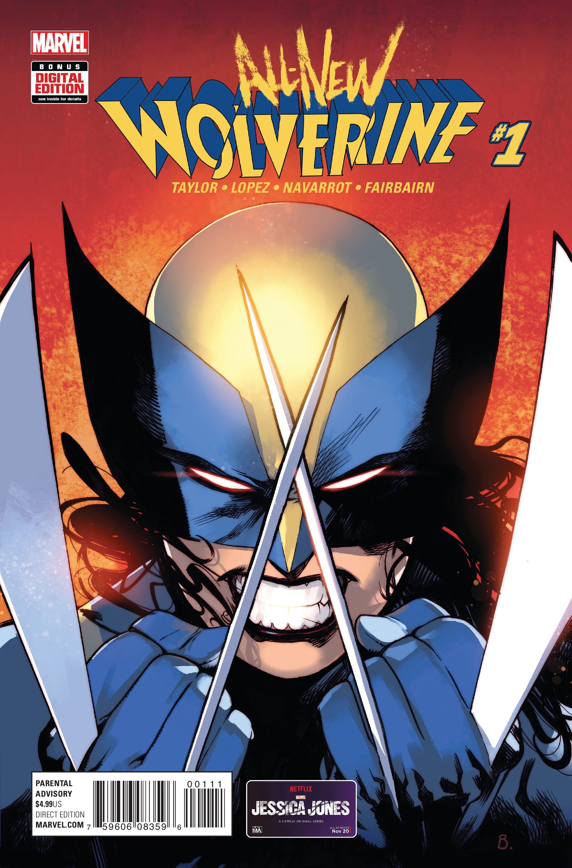 Marvel COMIC BOOK All-New Wolverine #1 - CVR A (VF/NM)