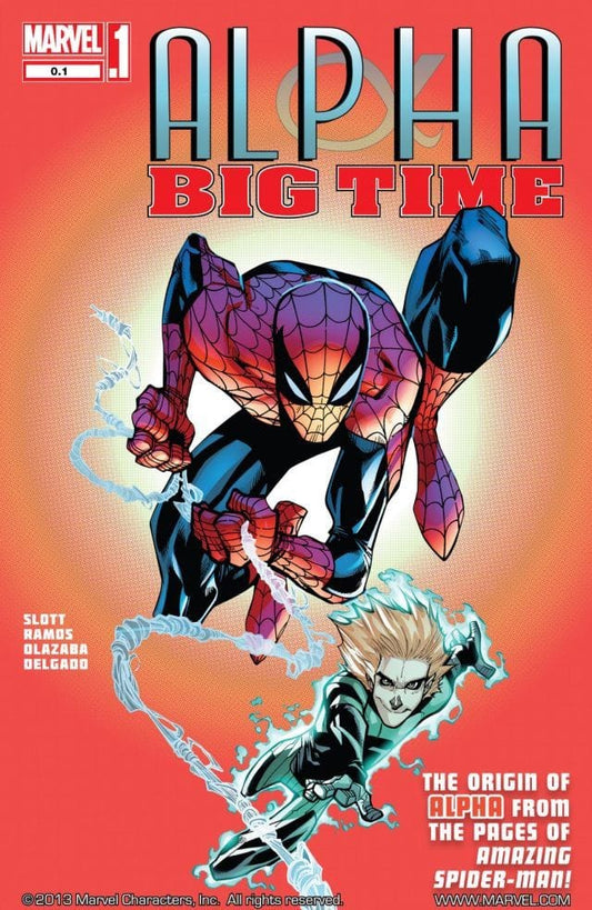 Marvel COMIC BOOK Alpha: Big Time #.1 - CVR A (VF)