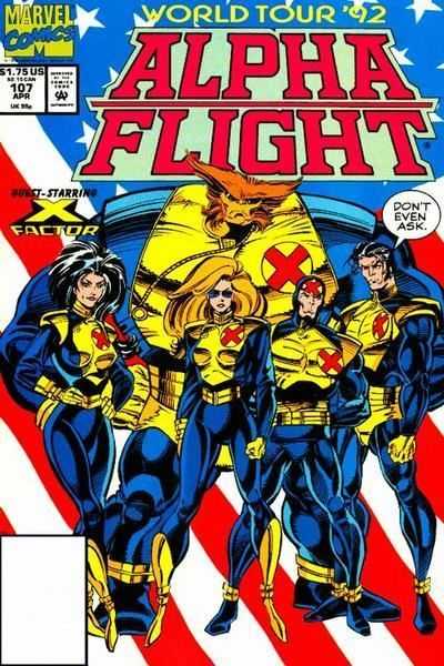Marvel COMIC BOOK Alpha Flight #107 (VF)